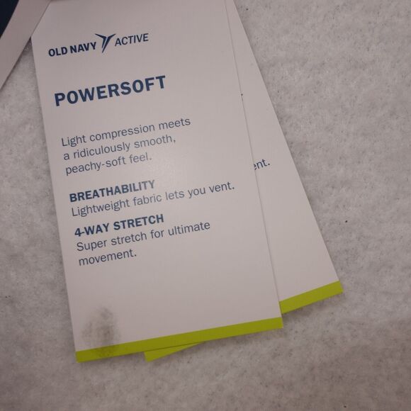 NEW Old Navy Women's 2X  Active Top Powersoft Light Support Bra  Blue White - Picture 3 of 7